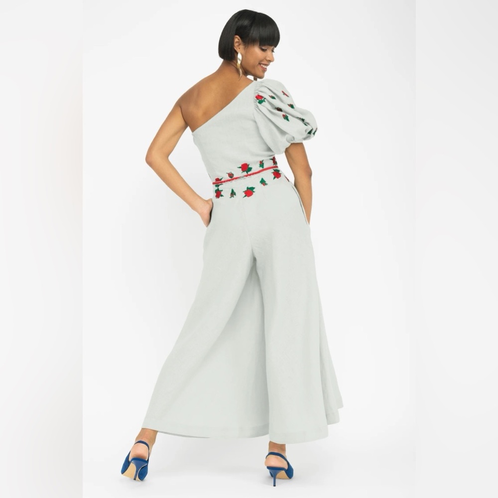 NWOT Fanm Mon Datcha Jumpsuit in Mint Green - Picture 3 of 9